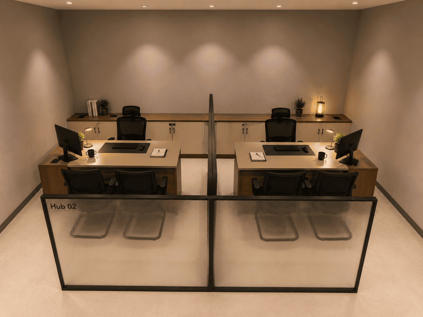 Open Half-Private Cabin